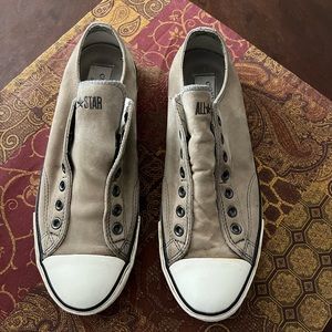 John Varvatos Converse Leather slip ons